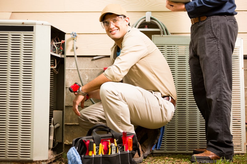 Maintaining HVAC Unit